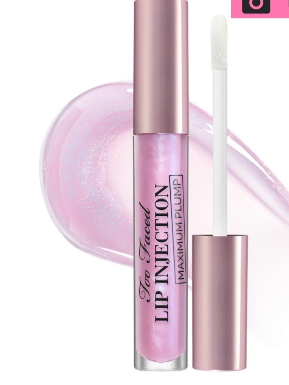 Too Faced Lip Injection Maximum Plump Lip Gloss in Blueberry Buzz